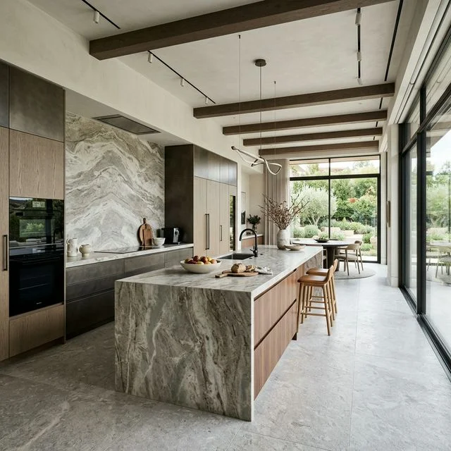 Cocina Integral con Mármol