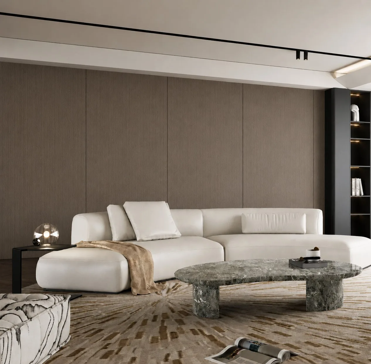Panel decorativo para muro interior