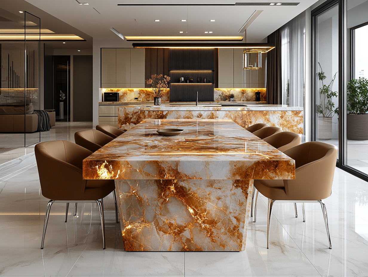 Mesas de Diseño en Piedra Natural