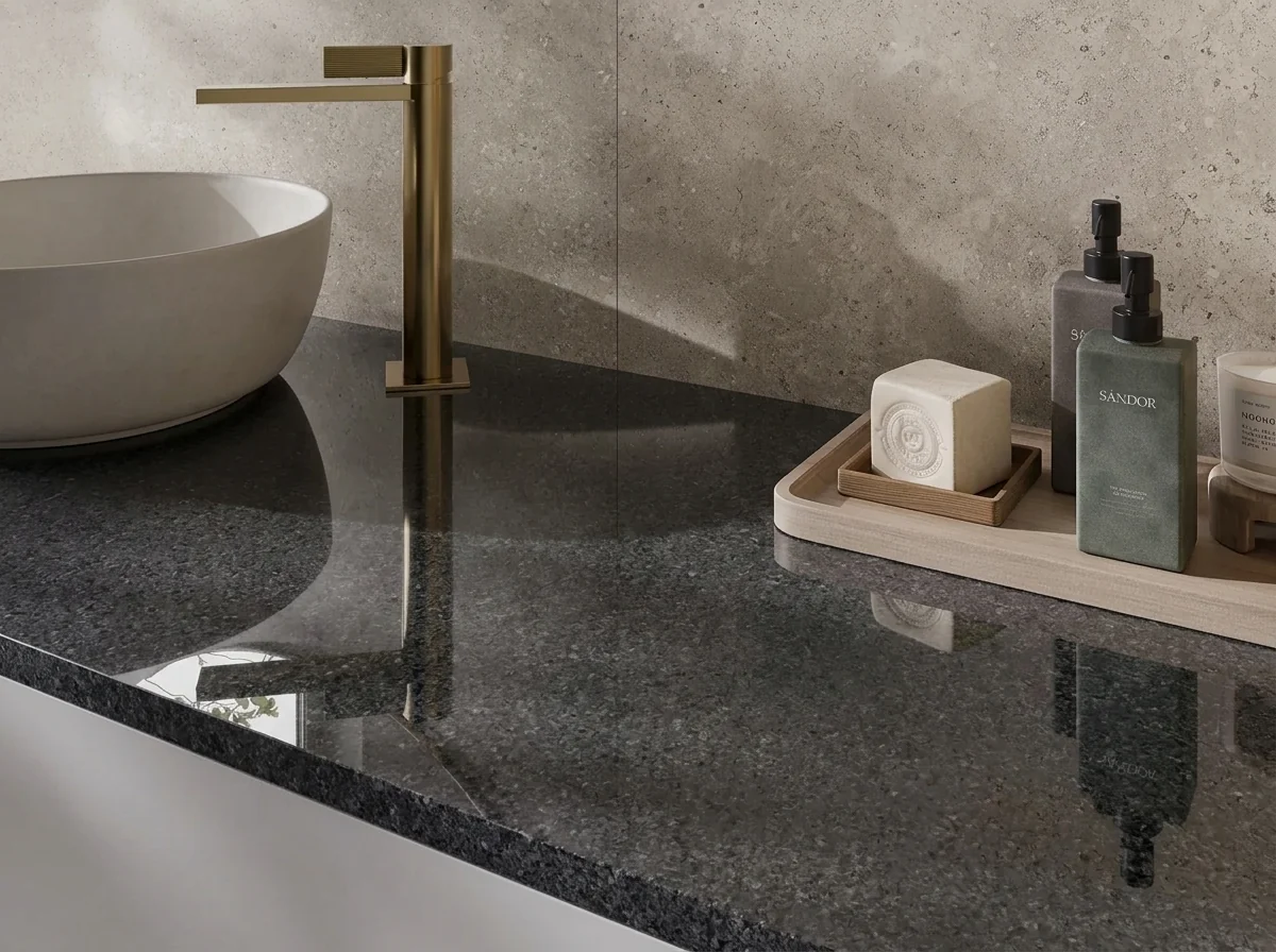 Negro San Gabriel Leather ambiente