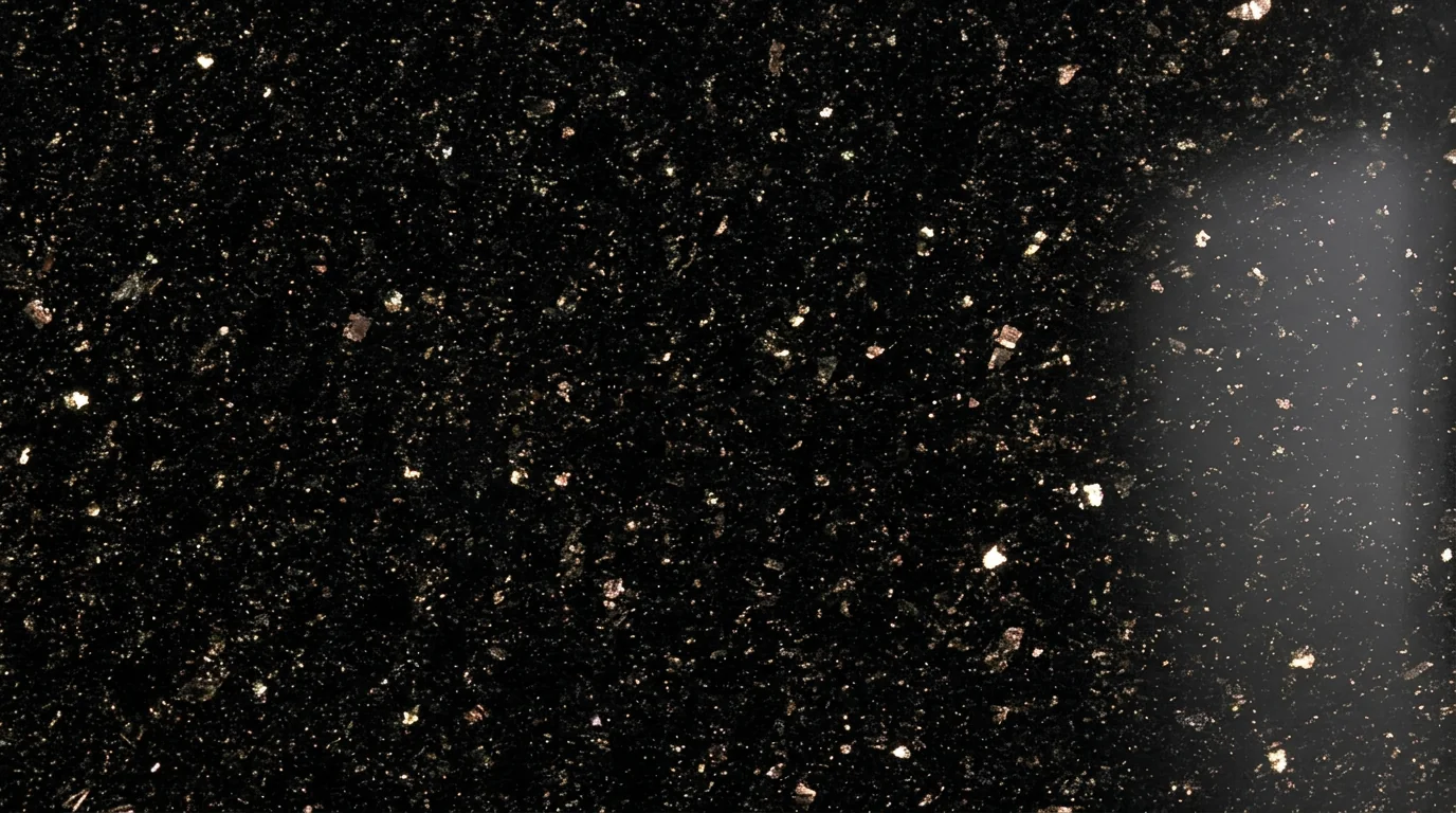 Placa de granito Black Galaxy — Tempus Monterrey
