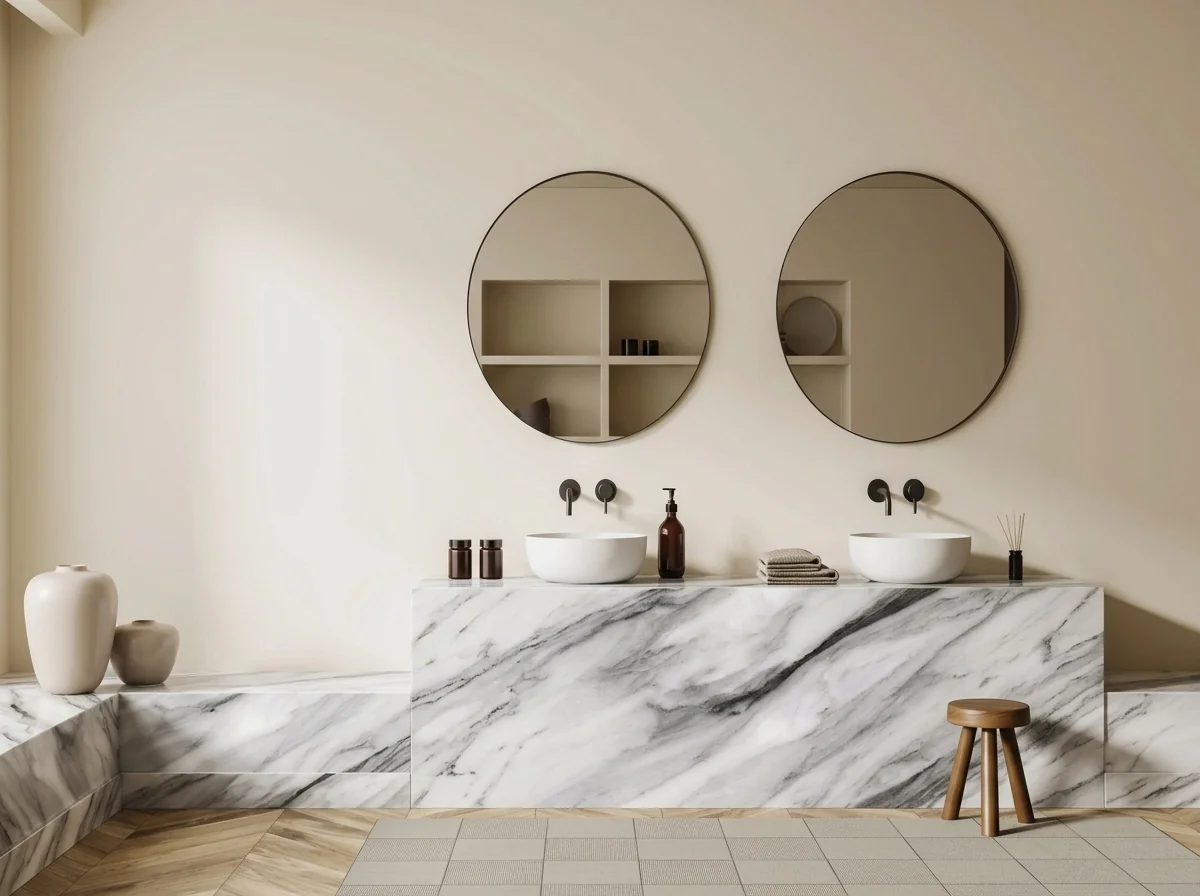 Calacatta Manhattan Black ambiente