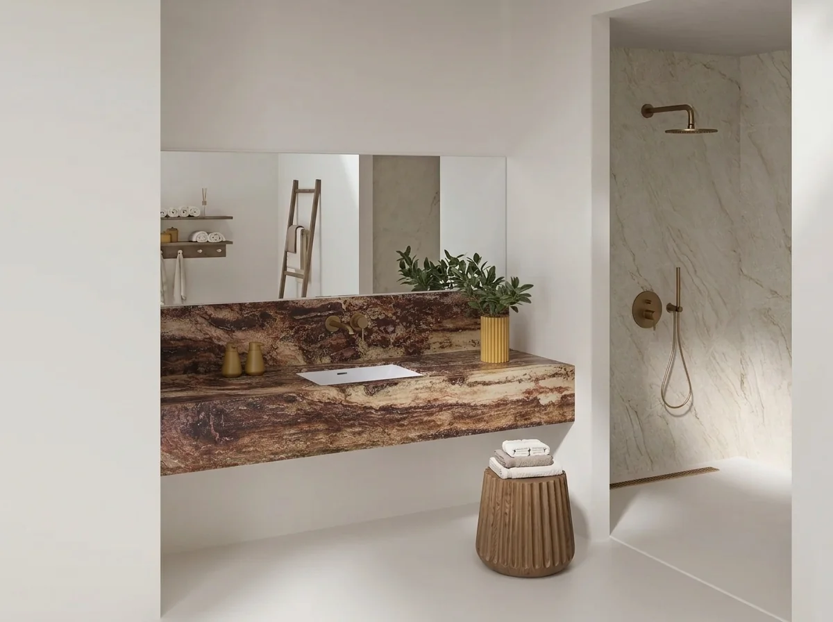 Travertino Rojo ambiente