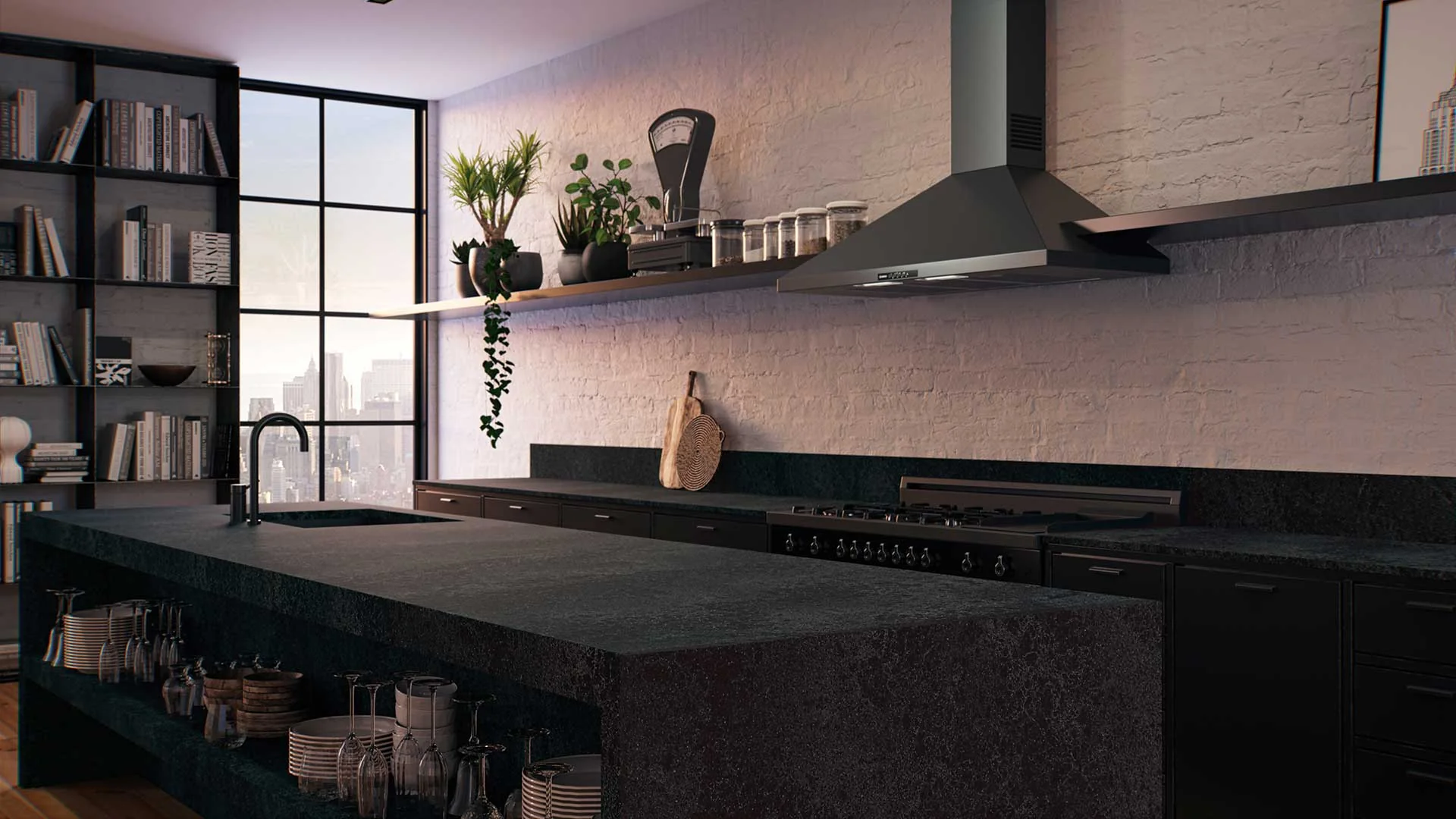 Cuarzo Caesarstone Darcrest