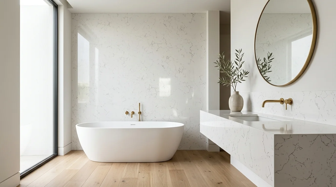 Carrara Top en baño