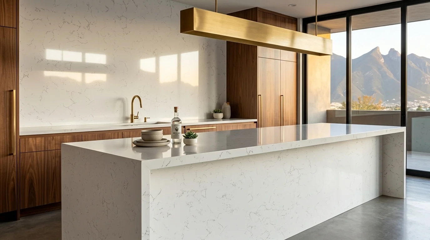 Carrara Top en cocina