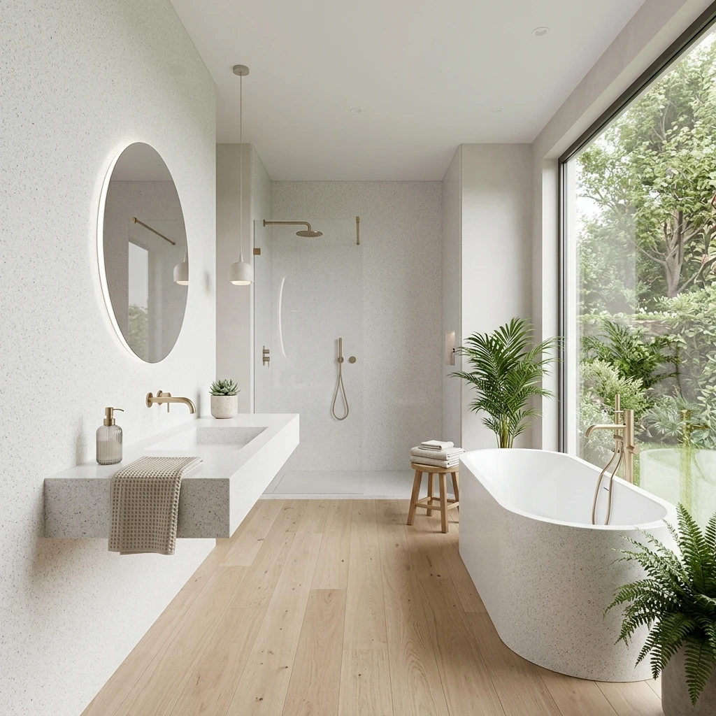 New White Sand en baño