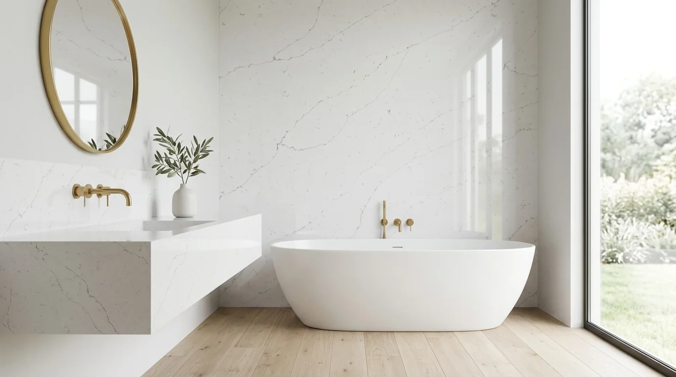 Statuarietto en baño