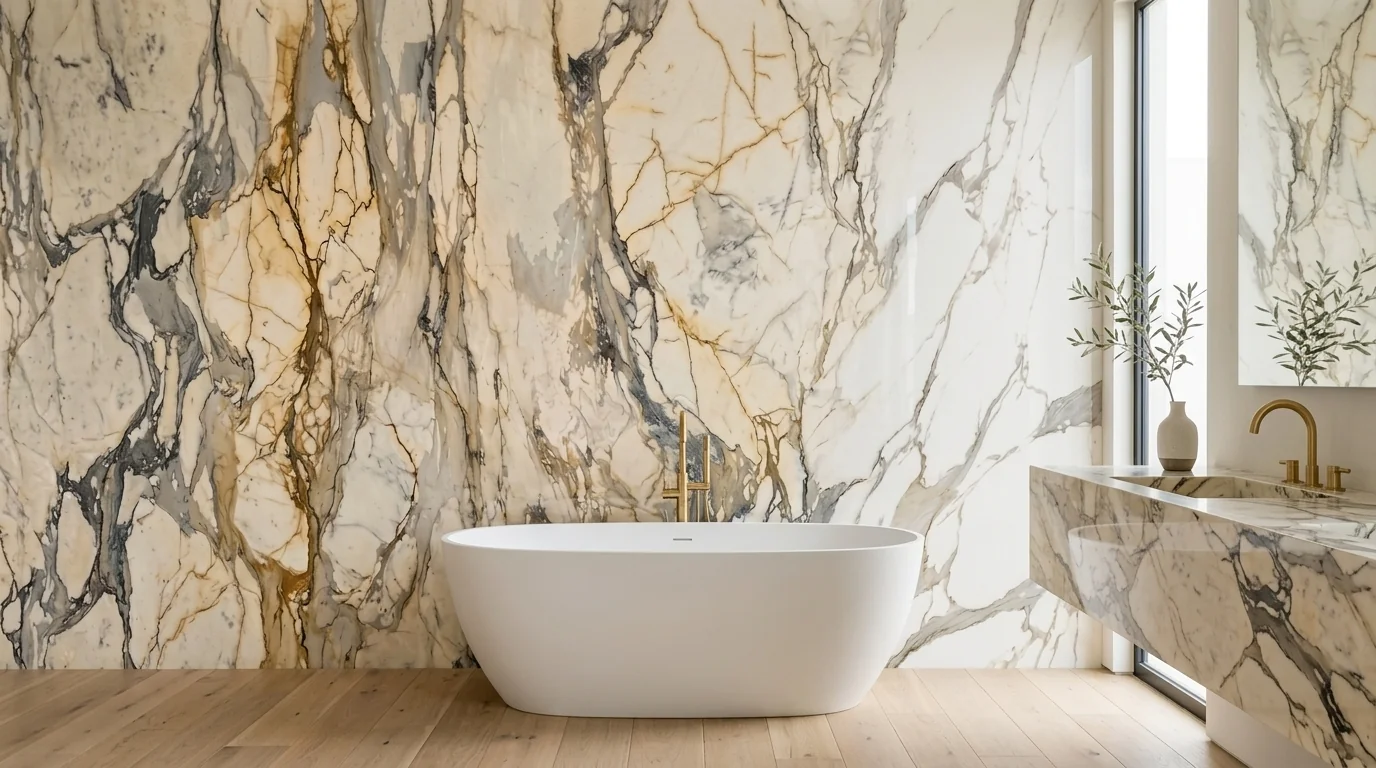 Antique Brown en baño