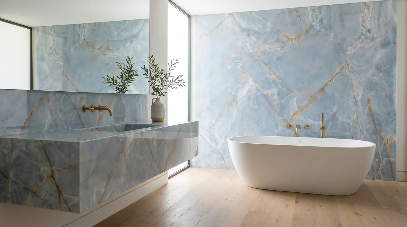 Balear Blue en baño