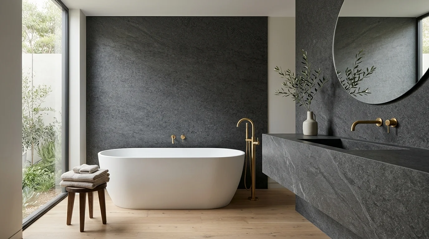 Basaltina en baño