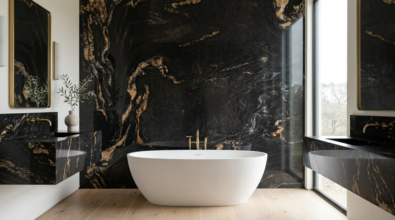 Black Taurus en baño