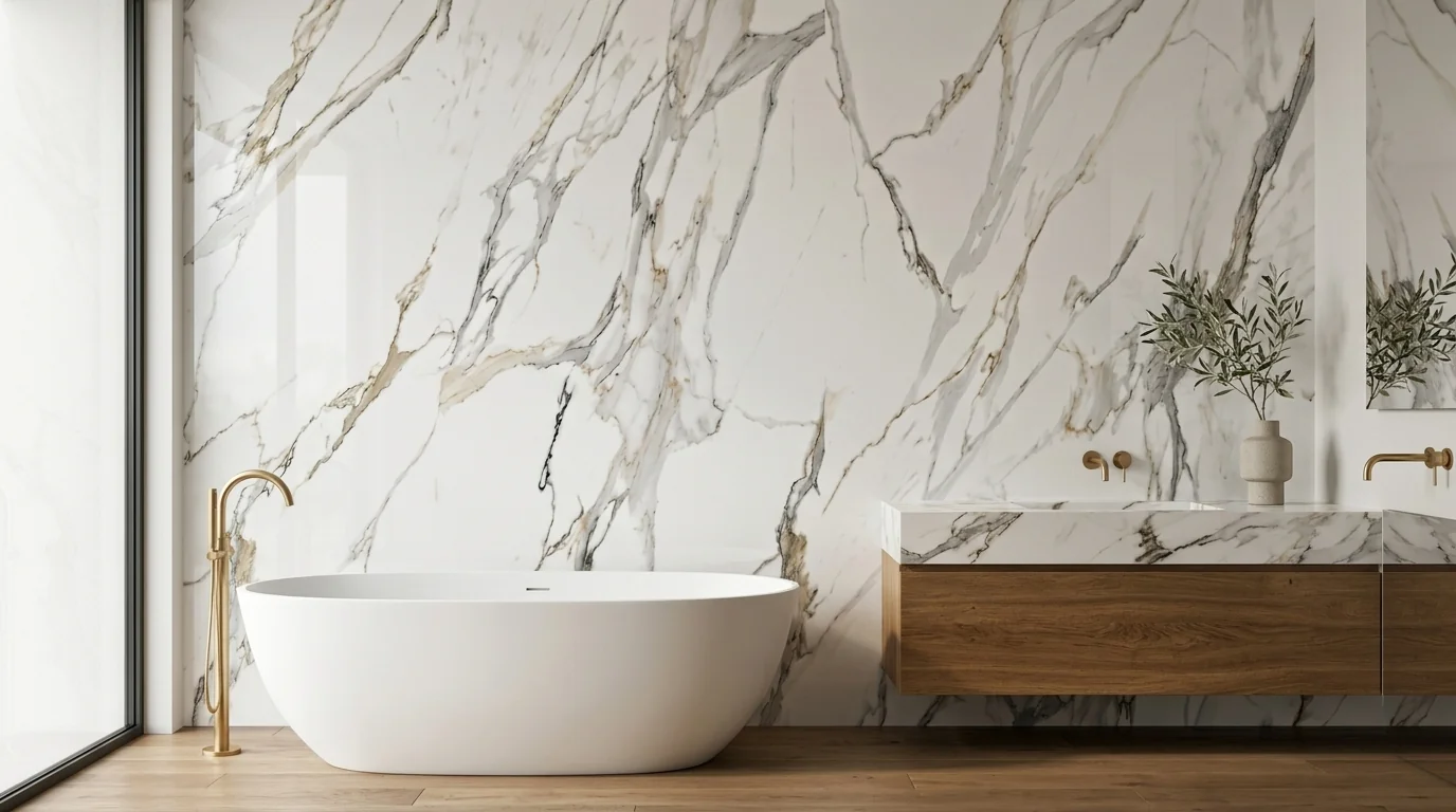 Calacatta Elegance en baño