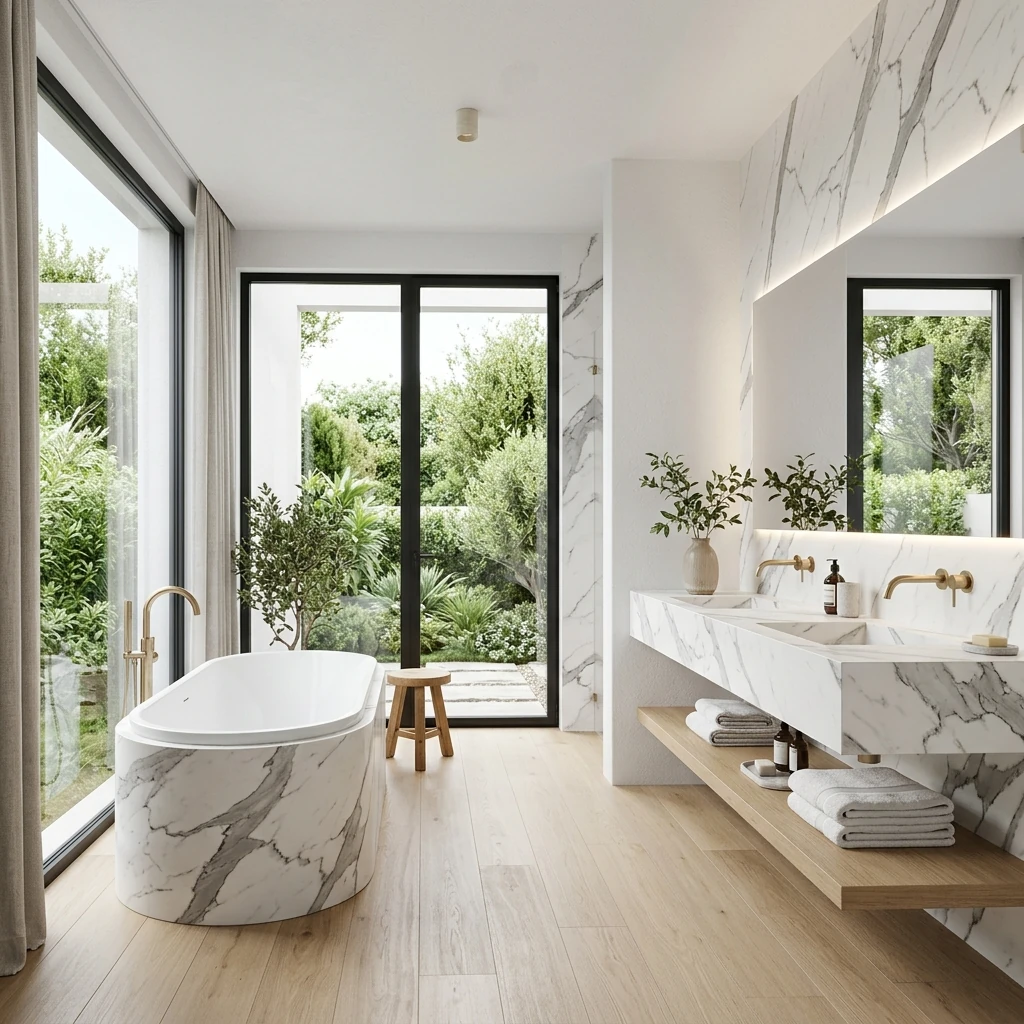 Calacatta Full Body en baño