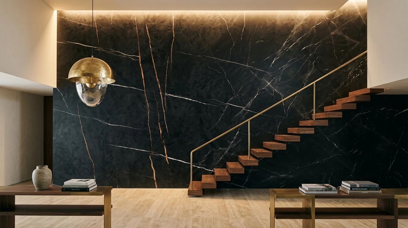 Marquina Black en recubrimiento