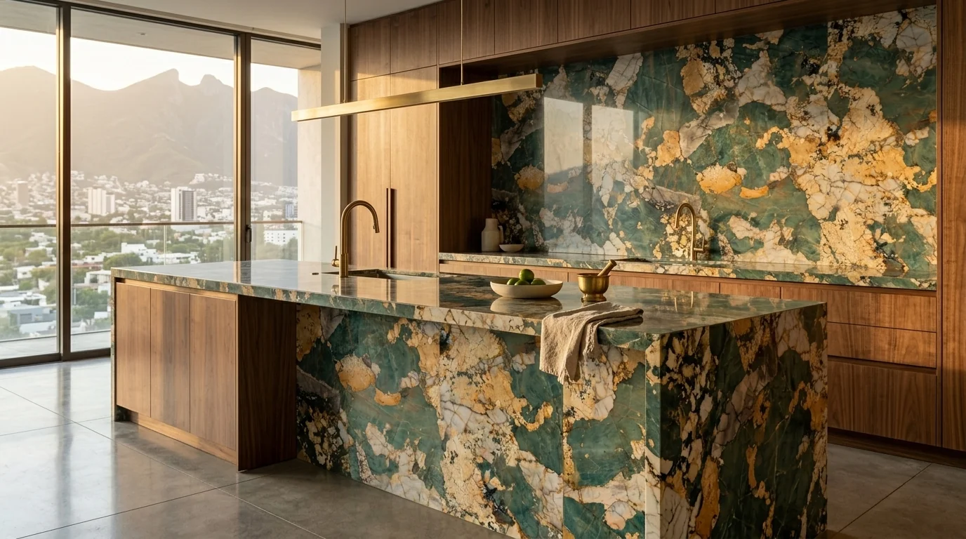 Patagonia Emerald en cocina