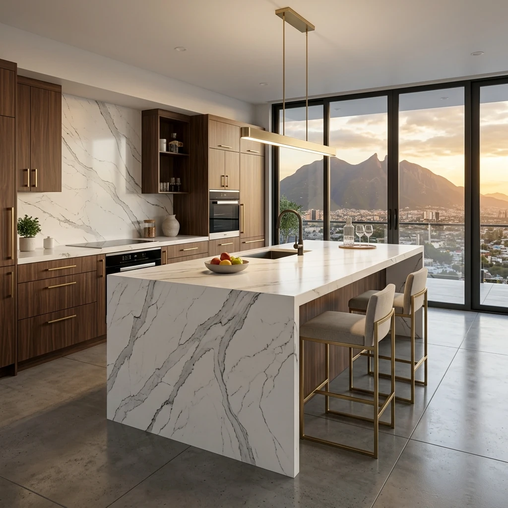 Statuario Premium en cocina