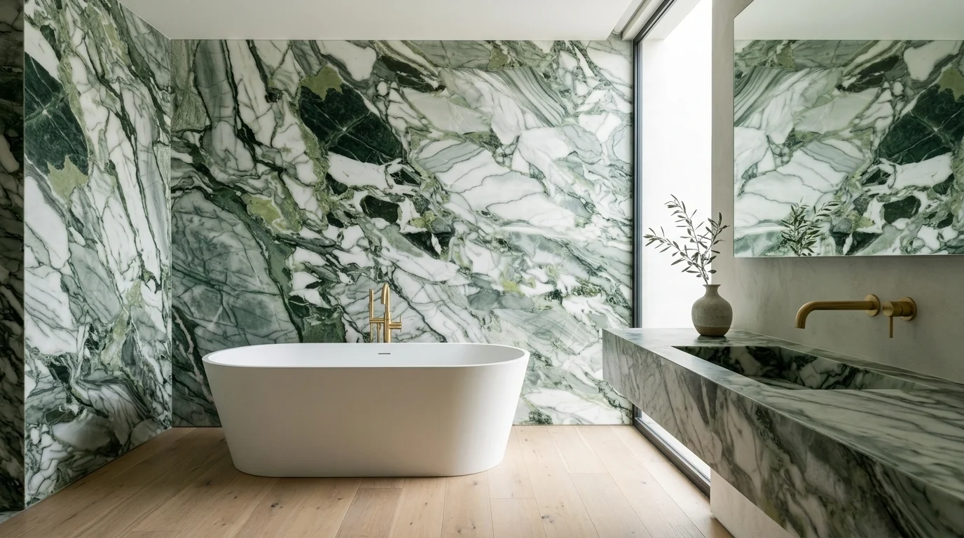 Verde Dragon en baño